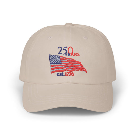 250 Years America Embroidered Baseball Cap | Est. 1776 | Limited Edition Anniversary Hat