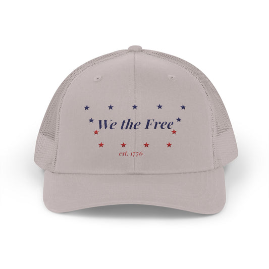 We the Free Embroidered Snapback Trucker Hat | 250th Anniversary | Limited Edition Patriotic Cap
