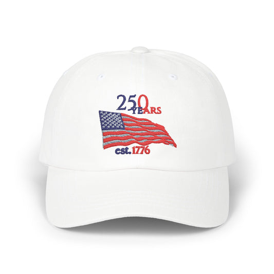 250 Years America Embroidered Baseball Cap | Est. 1776 | Limited Edition Anniversary Hat